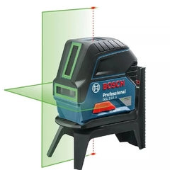 Nivel Laser Bosch Alcance 15 Mts. 2 Lineas Luz Verde Maletin Plasti GCL.2-15.G - Gcl 2-15 G Con Soporte Rm1