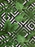 Tecido Jacquard Folhas Tropical Verde