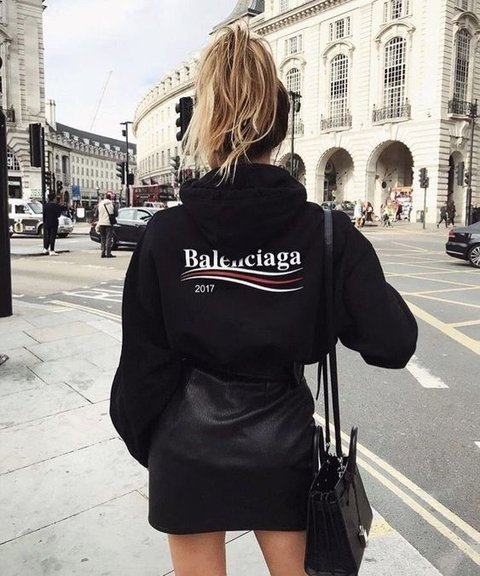 Buzo balenciaga blanco sales
