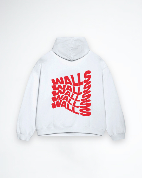 Buzo Walls Louis Tomlinson Blanco y Rojo