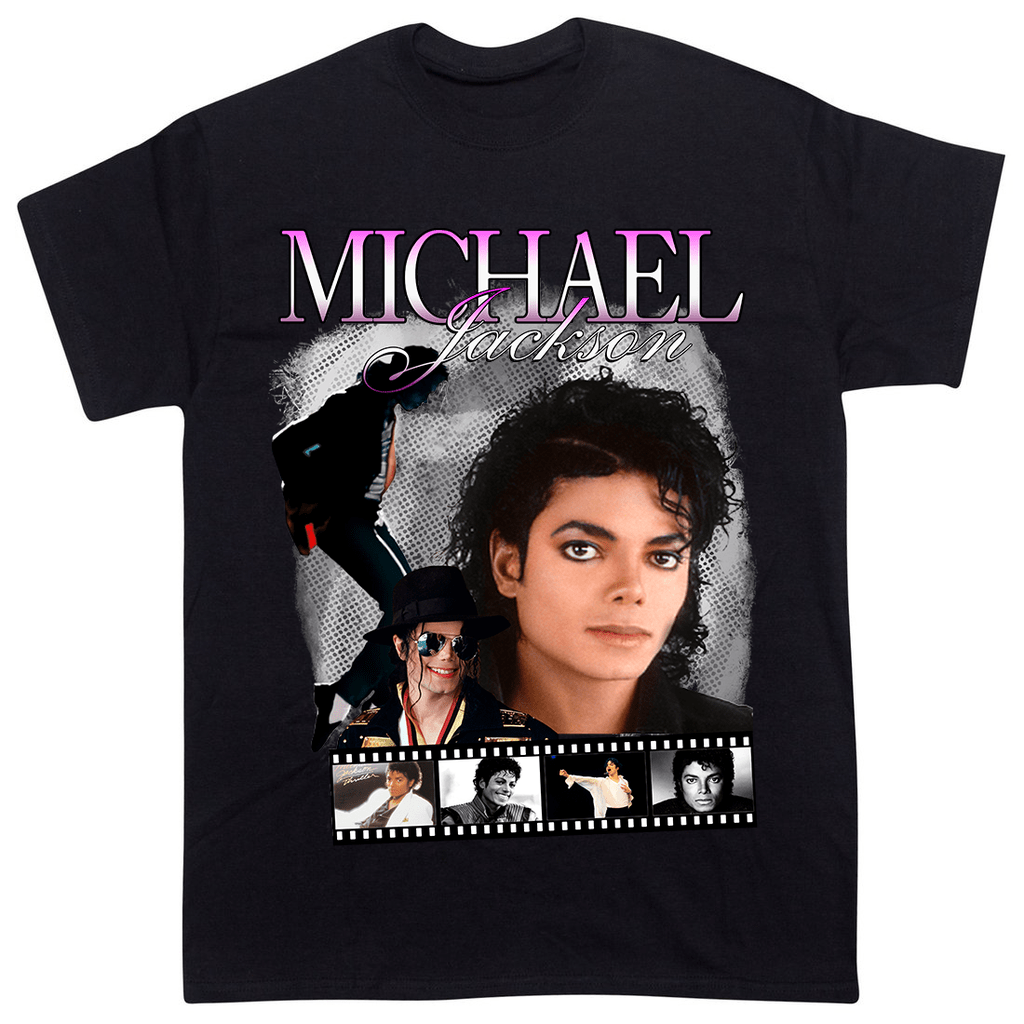 Remera Michael Jackson Negra