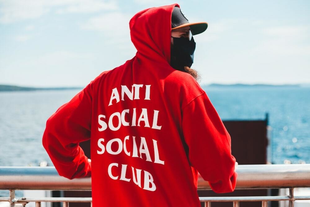 Buzo Anti Social Social Club Rojo