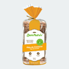 Pão de Cenoura - Tipo Sanduiche sem Glúten sem Lactose