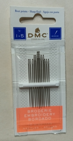 AGUJAS DMC CHENILLE ( Con punta ) x blister - comprar online