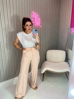 Cropped muscle ombreira (mescla) - - loja online