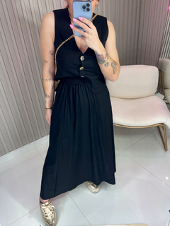 CONJUNTO Alice linho (preto) - comprar online