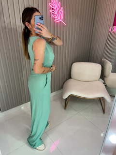 CONJUNTO NATI sem manga (verde menta) - Jordanna Galia Store