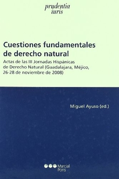 Cuestiones fundamentales de Derecho natural