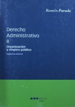 Derecho administrativo II (20ª ed.)
