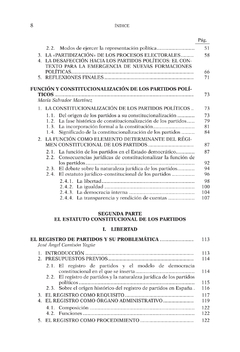 Estudios sobre la función y el estatuto constitucional de los partidos políticos - Marcial Pons Argentina