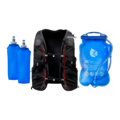 Combo chaleco WEIS Flex + bolsa de hidratación 2L + 2 botellas flexibles 500cc