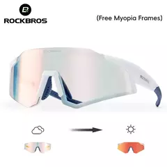 Lente fotocromático con marco para graduación SP291 Blanco - ROCKBROS - tienda online