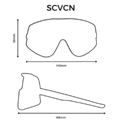 Lentes fotocromáticos ciclismo running Glass - SCVCN - X-TRAIL