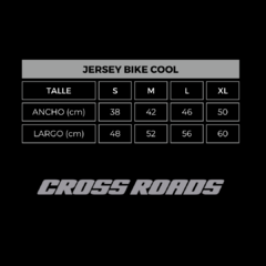 Remera manga corta Jersey Bike Unisex - Cross Roads