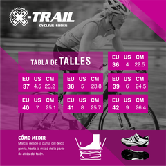 Combo Zapatilla Ciclismo Mujer Mtb X-TRAIL + Pedales SLP P10 - tienda online