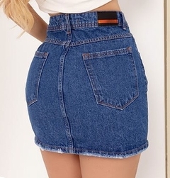 Saia Jeans Botões - comprar online