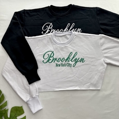 Cropped Moleton Brooklyn - comprar online
