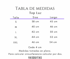 TOP LUZ FUCSIA | 5 talles - VASQUITAS