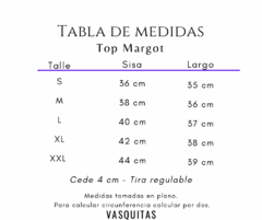 TOP MARGOT BLANCO | 5 talles (sin cambio) - VASQUITAS