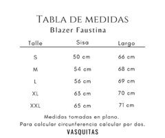 BLAZER FAUSTINA NATURAL