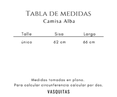 CAMISA ALBA BLANCO