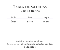 CAMISA RUFINA - tienda online