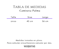 CAMISETA PALMA - VASQUITAS