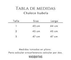CHALECO ISABELA NEGRO - tienda online