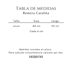 REMERA CATALINA - comprar online