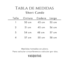 SHORT CANDE - tienda online