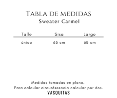 SWEATER CARAMEL en internet