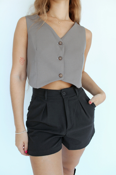 CHALECO ISABELA GRIS - tienda online