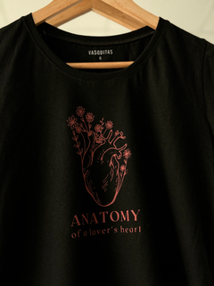 REMERA ANATOMY NEGRO | Talle S al XXL - VASQUITAS