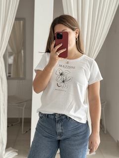 REMERA MATISE BLANCO | Talle S al XXL - VASQUITAS