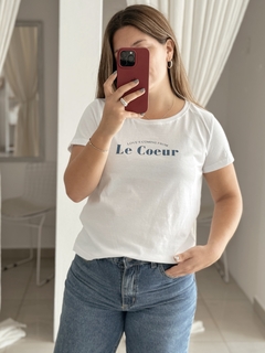 Imagen de REMERA LE COEUR BLANCO | Talle S al XXL