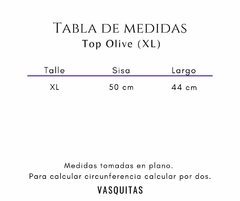 TOP OLIVIE | Talle XL - VASQUITAS