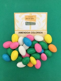 AMÊNDOA CONFEITADA COLORIDA - 100g