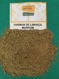FARINHA DE LINHAÇA MARROM - 100g