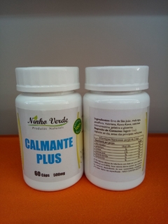 CALMANTE PLUS - NINHO VERDE 60 CAPSÚLAS DE 500mg