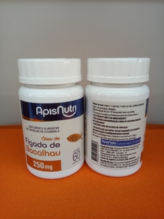 FÍGADO DE BACALHAU - APIS NUTRI 60 CAPSÚLAS DE 250mg