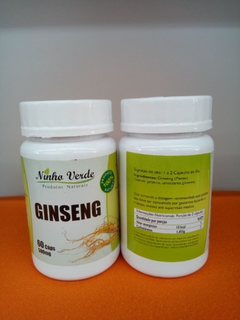 GINSENG - NINHO VERDE 60 CAPSÚLAS DE 500mg