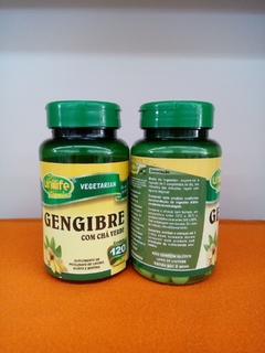 GENGIBRE + CHÁ VERDE - UNILIFE 120 COMPRIMIDOS DE 550mg