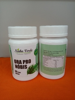 ORA PRÓ NOBIS - NINHO VERDE 60 CAPSÚLAS DE 500mg