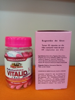 VITALID LIGHT DE A a ZINCO - REI TERRA/KING EARTH 100 CAPSÚLAS DE 500mg