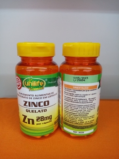 ZINCO - UNILIFE 60 CAPSÚLAS DE 600mg