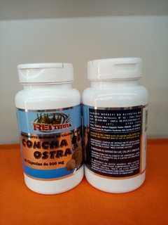 CONCHA DE OSTRA - REI TERRA/KING EARTH 60 CAPSÚLAS DE 500mg - comprar online