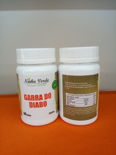GARRA DO DIABO - NINHO VERDE 60 CAPSÚLAS DE 500mg
