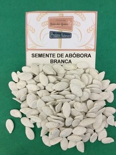 SEMENTE DE ABÓBORA BRANCA C/CASCA SALGADA - 100g