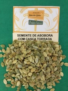 SEMENTE DE ABOBORA COM CASCA TORRADA SALGADA - 100g