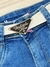 Shorts Jeans Basico Cinto Caramelo Melinda Escuro Ref: ZM05504 na internet